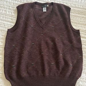 Preswick & Moore Sleeveless Wool Sweater-Large